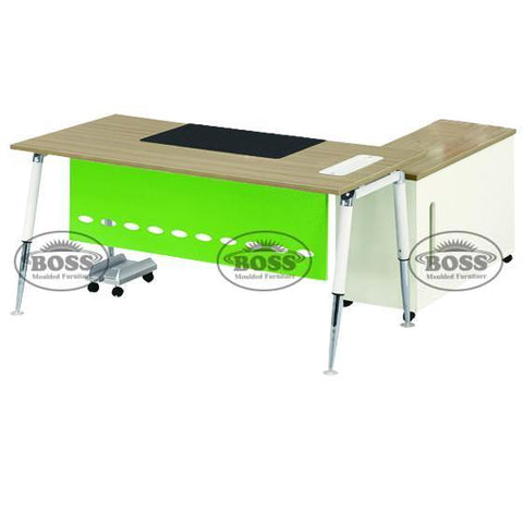 Melamine Table with Metal Frame – Single Person