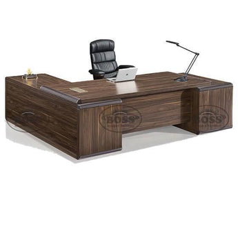 Full Melamine Executive Table Furniture Decor Wood Writing Working Computer Laptop Table