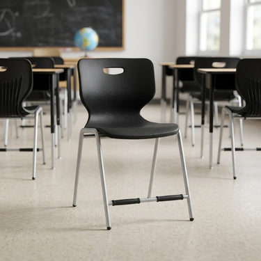 Boss B-209 Steel Plastic Yellow Label Study Chair