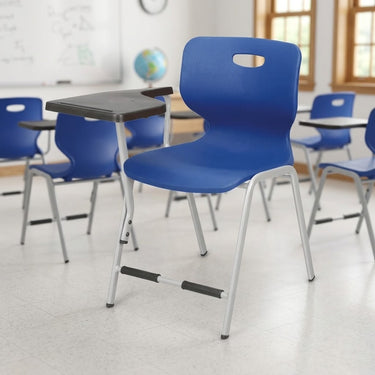 Boss B-209-S Steel Plastic Yellow Label Shell Study Chair