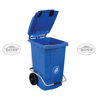 Boss BP-716-P Movable Paddle Waste Bin Large 135 Ltr