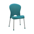Boss BP-310 Denny Max Armless Chair with Silver Legs