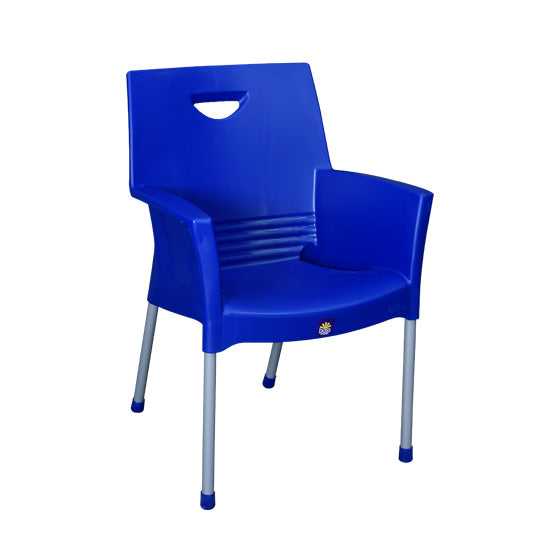 Boss BP 317 Mega Jhony Pure Plastic Chair with Steel Legs