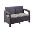 Boss BP-373 Newly Designed Rattan Allegra 2 Seater Sofa with Printed Cushions