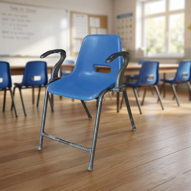 Boss B-204-A Steel Plastic Holo Shell Big Chair with arms