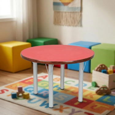 Boss B-922 Wooden Table Circle With Steel 2 Inch. Pipe