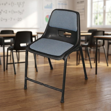 Boss B-204-C Steel Plastic Holo Study Big Shell Chair With Cushions
