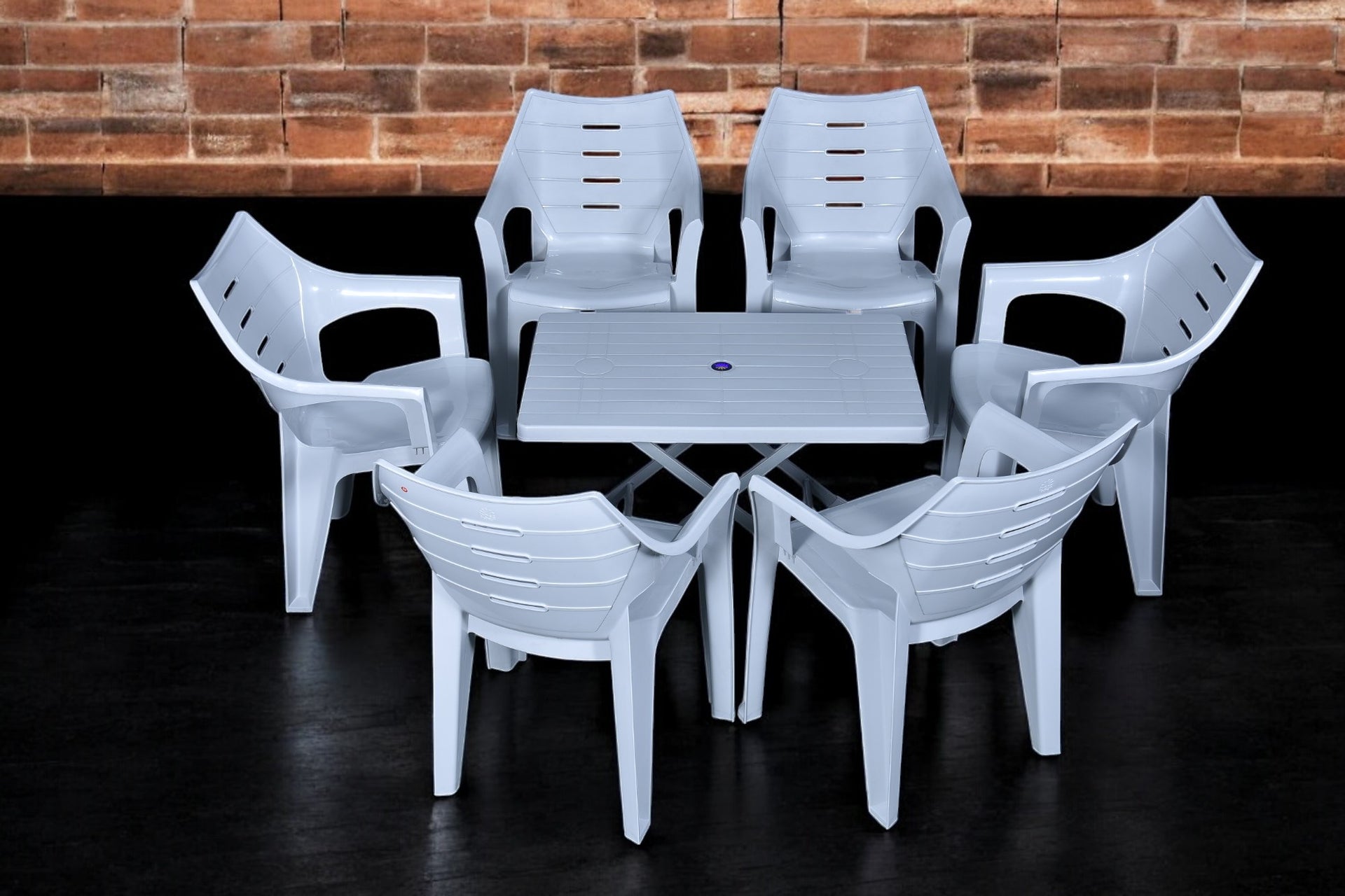 Boss Plastic Chair Set Elegance Chair Set With BP-214-s Folding