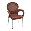 Boss BP-678 Steel Plastic Carmen Rattan Chair With Arms