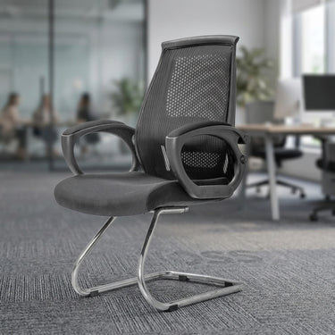 Boss B-544-VO Aqua Mesh Low Back Executive Visiting Chair With Oval Base