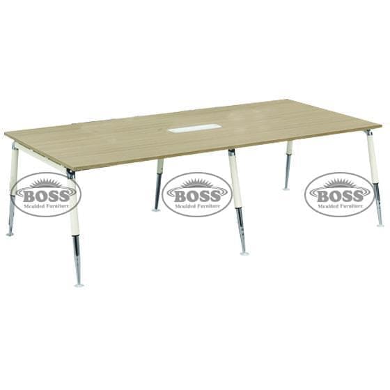 6 Person Meeting Table with Metal Legs