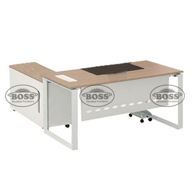 Melamine Table with Metal Frame with Drawers Set