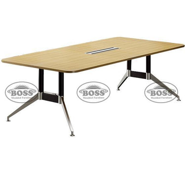 Elegant Design 6 Person Meeting Table with Smooth Surface Top