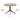 One on One Meeting Table with Metallic Legs & Smooth Surface Top