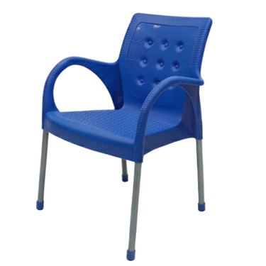 Boss BP-683 Cozy Steel Plastic Rattan Chair With Arms