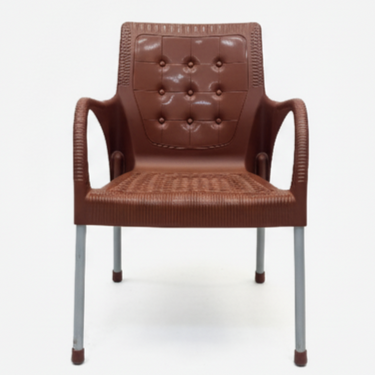 Boss BP-683 Cozy Steel Plastic Rattan Chair With Arms