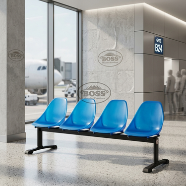 Boss B-232-H Shell Sofa 4-Seater Double Channel
