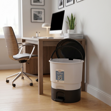 Boss Premium Dual-Tone Pedal Dustbin