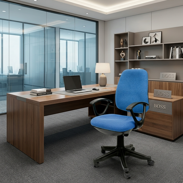 Boss B-503 Computer Revolving Chair with Hydrolic Jack