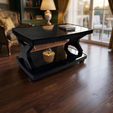 Boss BP-335 Picasso Rattan Pure Plastic Double Shelf Table(Large)