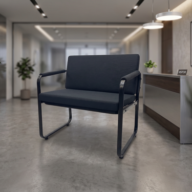 Boss B-279-C Double Seater Steel Turkey Sofa with Cushion