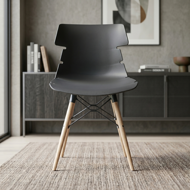 Boss BP-320-WL Phata Shell Chair – Wooden Legs