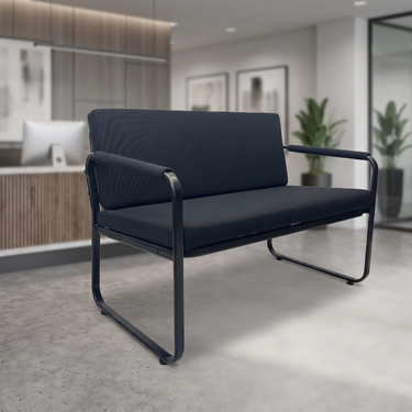 Boss B-279-C Double Seater Steel Turkey Sofa with Cushion