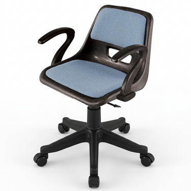 Boss B-208-HAC Shell Holo Revolving Chair with Arms & Cushion and Hydrolic Jack