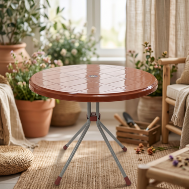 Boss BP-110 Steel Plastic Round Pipe Table