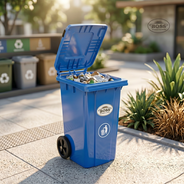 Boss BP-716 Movable Large 135 Ltr Waste Bin