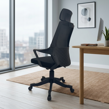 B-553 Royal  Executive High Back Revolving Chair With Moveable Head Rest