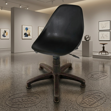 Boss B-207-MS Shell Revolving Chair with Mechanical Jack with Stopper