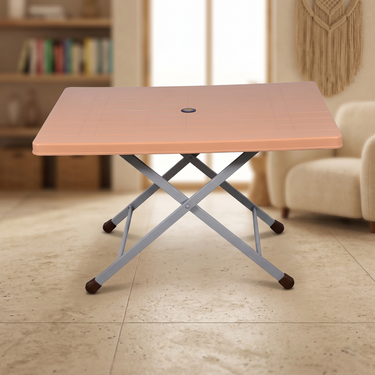 Boss BP-214-S Steel Plastic Square Folding Table (2 X 3)