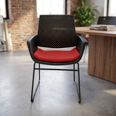 Boss BP-199-UC Milano Shell Chair With U Frame And Cushions
