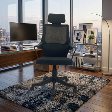 B-553 Royal  Executive High Back Revolving Chair With Moveable Head Rest