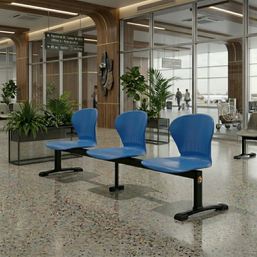 Boss B-256-H Peacock Visitor Sofa 3-Seater Double Channel