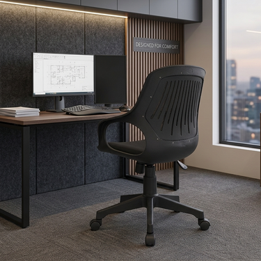 Boss B-515 Real Time Ergonomic  Mesh Revolving Chair