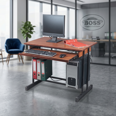 Boss B-449 Wooden Computer Table with Shelf