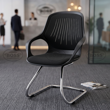 Boss B-349 Real Time Ergonomic (Mesh Chair B-515 Shell) With Steel Frame