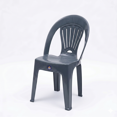 Boss BP-822 Full Plastic Vertical Line Armless  Chair