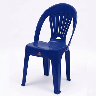Boss BP-822 Full Plastic Vertical Line Armless  Chair