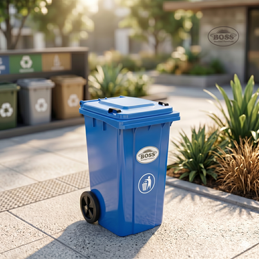 Boss BP-716 Movable Large 135 Ltr Waste Bin