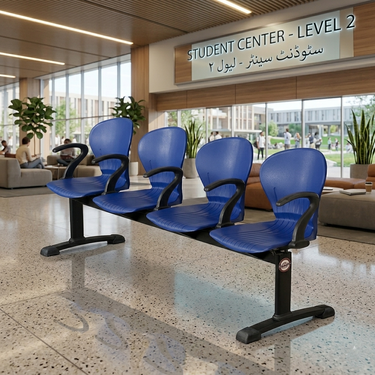 Boss B-257-HA Peacock Visitor Sofa 4-Seater Double Channel