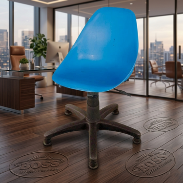 Boss B-207-MS Shell Revolving Chair with Mechanical Jack with Stopper