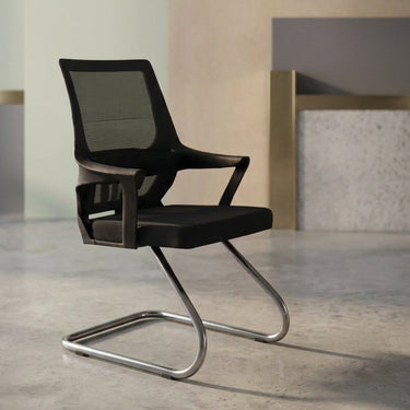 Boss B-554-VO Royal Executive Low Back  Visiting Chair With Oval Base