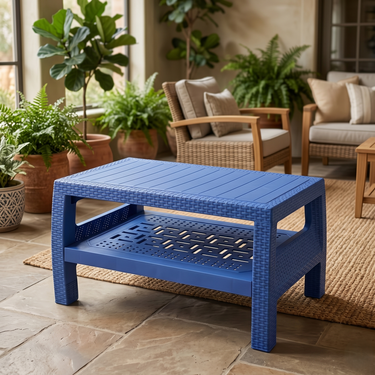 Boss BP-370 Newly Designed Pure Plastic 2 Shelf Table