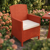 Boss BP-376-C Garnet Rattan  Single Seater Sofa with Cushions