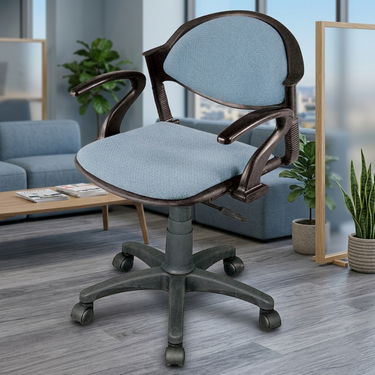 Boss B-11-HAC Comforto Revolving Chair with Arms & Cushion with Hydrolic Jack