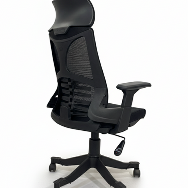 B-545 Skelton Executive Revolving Chair With Fixed Arms & Head Rest