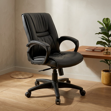Boss B-518 Senator Low Back Double Ply Revolving Chair